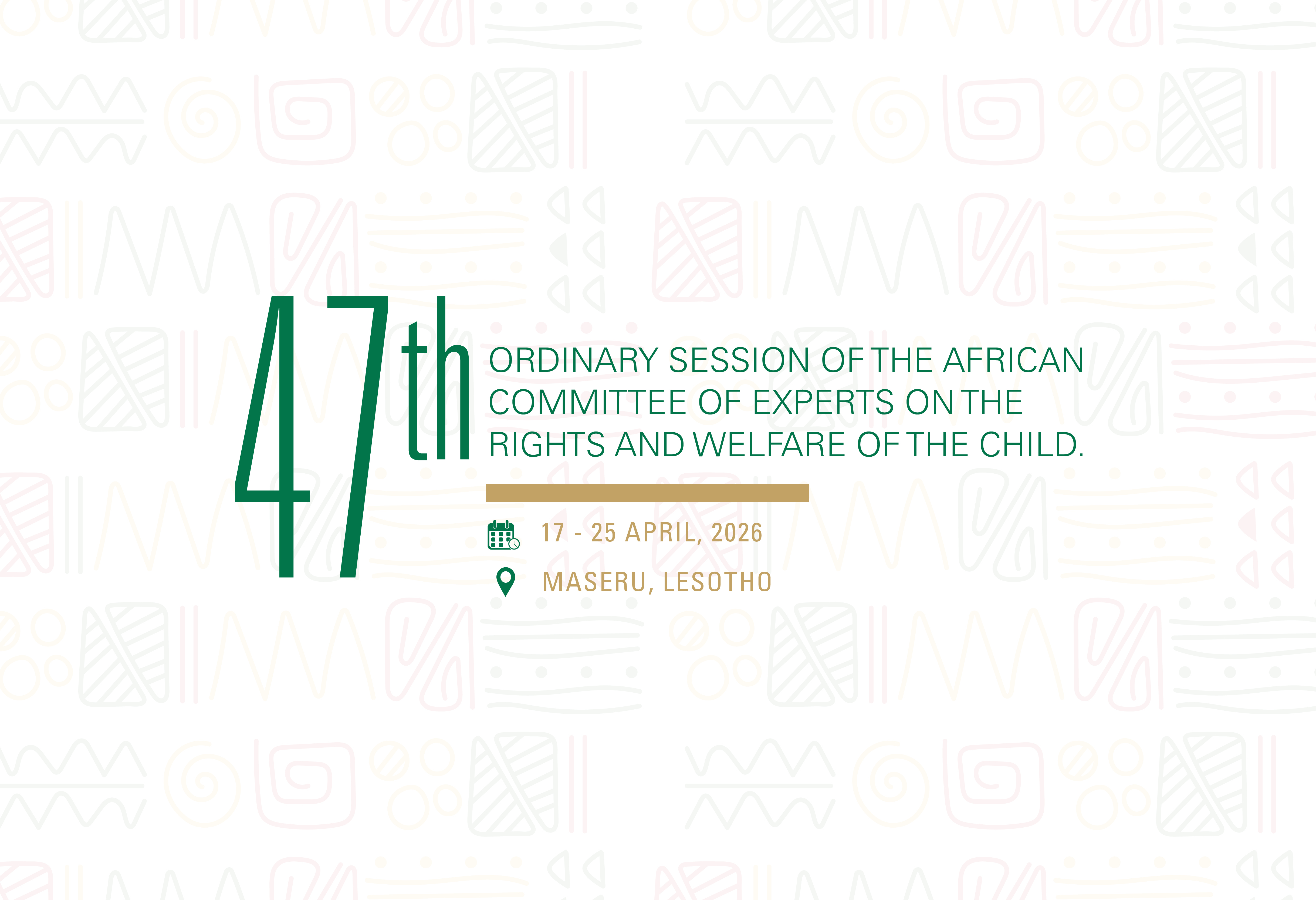 47th Ordinary Session