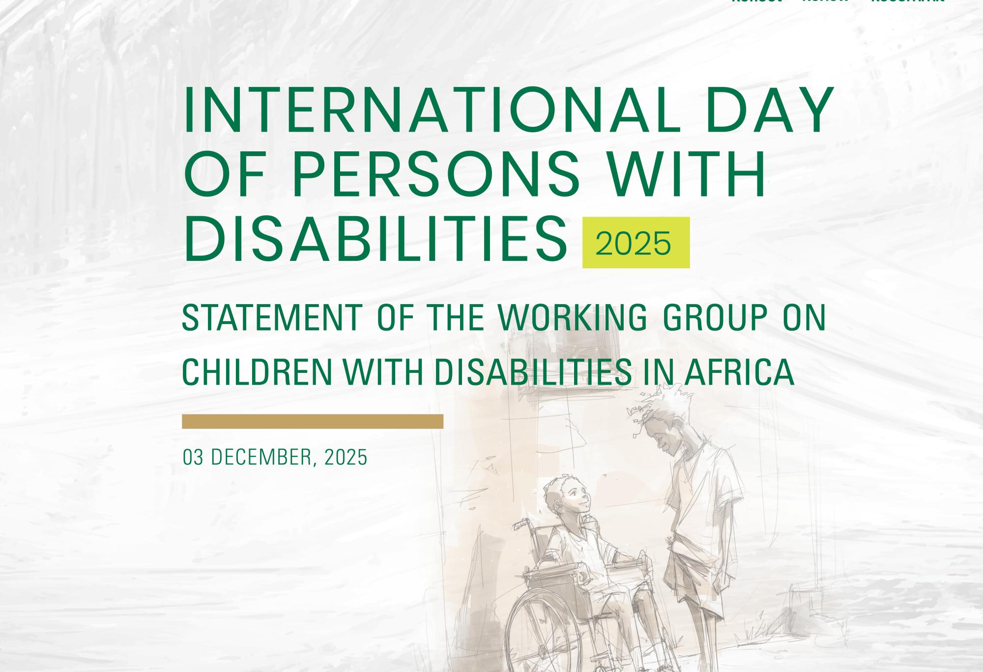 Statement of the ACERWC Working Group on Children with Disabilities_03 December 2025