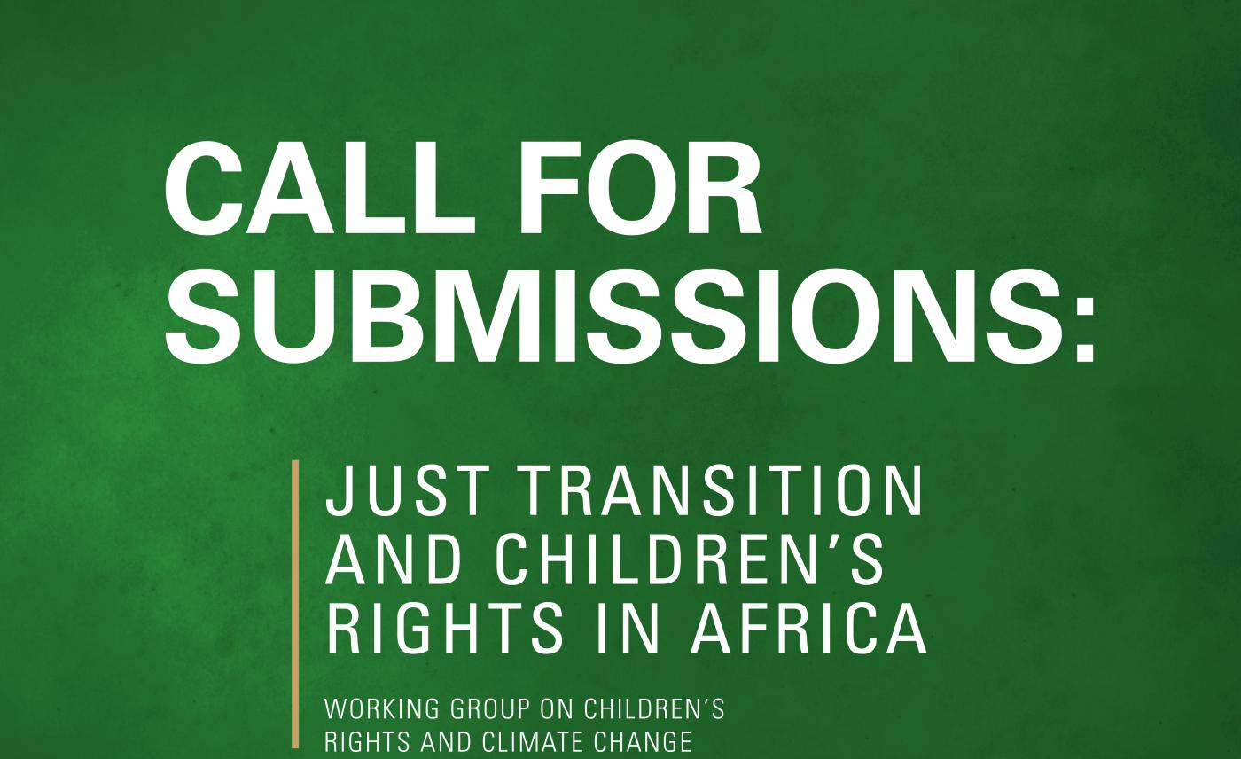 Just Transition and Children's Rights in Africa