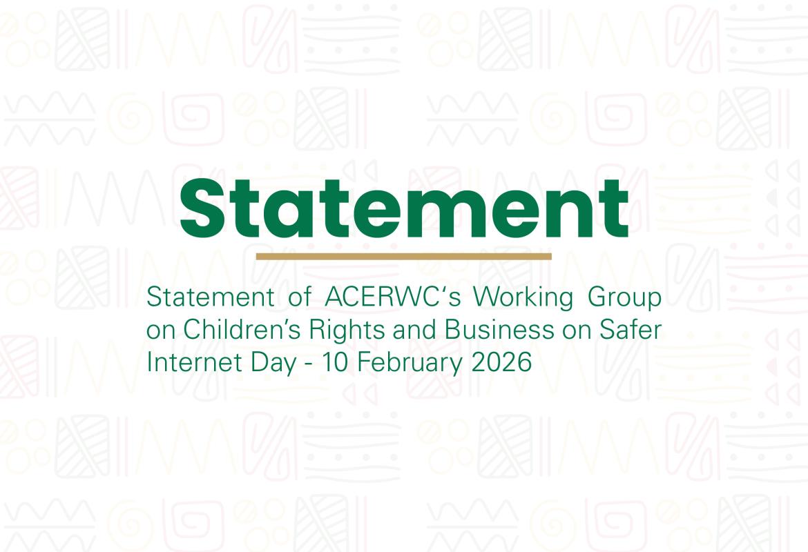 Statement of ACERWC‘s Working Group on Children’s Rights and Business on Safer Internet Day