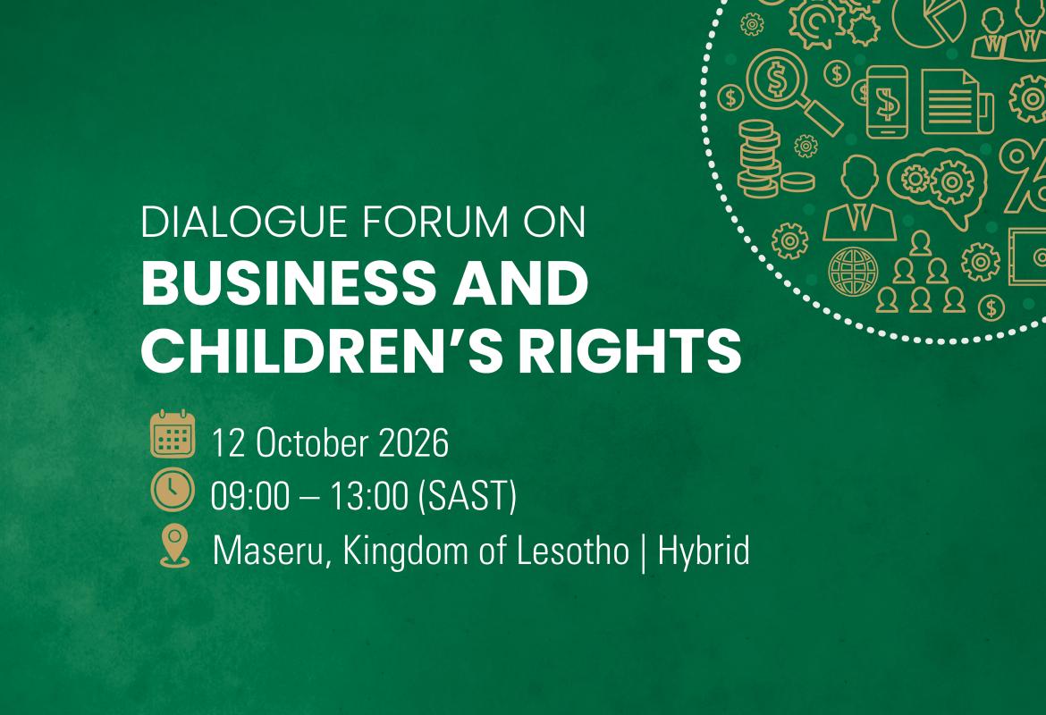 DIALOGUE FORUM ON BUSINESS AND CHILDREN’S RIGHTS